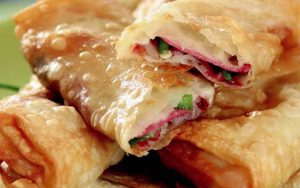 Pacanga and Spring Rolls